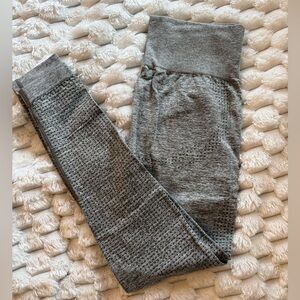 Olive Seamless Knit Leggings